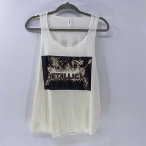Fashionomics Metallica graphic tank top sz M